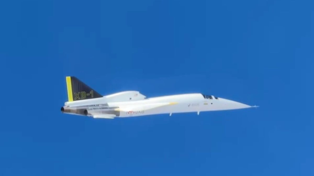 XB-1 Jet Smashes Sound Barrier in Historic Flight